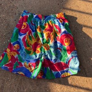 Super cute vintage multi colored shorts!